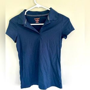 Children’s navy collard shirt